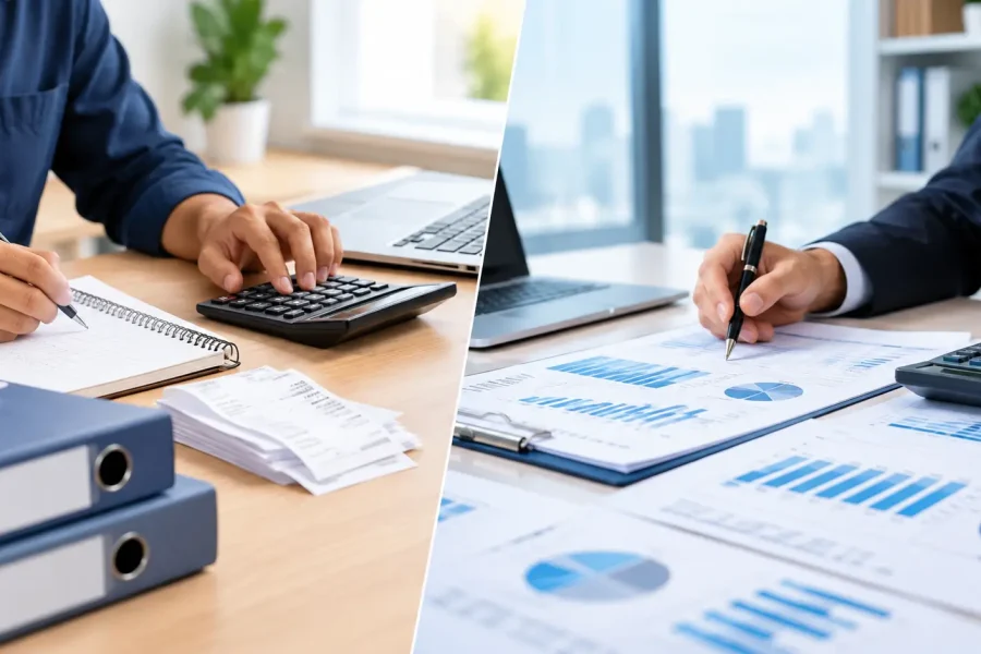 Difference Between Bookkeeping and Accounting
